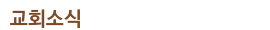 교회소식